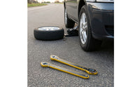Flat Scissor Jack Wrench Sturdy Jack Handle Wrench Ergonomic Tool Handheld for Drivers, Garage