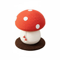 Space-Saving Sisal Cat Scratching Post Low-Shedding Toadstool Cat Scratcher Scratch-Resistant Toadstool Scratching Post Cute Design for Small Areas, Apartments