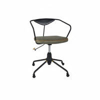 Retro design Ergonomic Rolling Chair Nordic Design Wheeled Shell Chair Height Adjustable rotate Seat centerrear support for Home Workers, Students, Adults, Study Room, Workstation, Bedroom