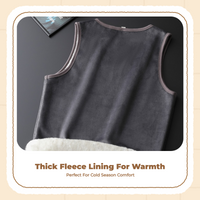 Sleeveless Top, Fleece Lined, Winter Layer, Gym