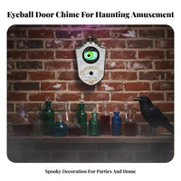 Single-Eyed Entry Chime Decoration Battery Operated Animated Eyeball Entry Chime