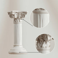 Column Candle Holder Roman-Style Candle Holder with Pedestal Base for Weddings