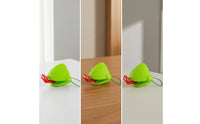 Safe Frog Toy with Elastic Loop Stretchy Plastic Frog Toy Playful Game Piece Interactive for Children