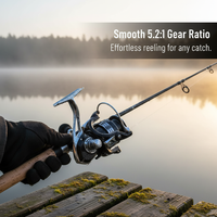 Full Metal Spinning Fishing Reel for Lure and Surf Casting