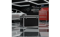 Multi-Purpose Aluminum Equipment Case Lockable Latches Locking Instrument Road Case Reinforced Corners Wheeled Equipment Chest for Musicians, Technicians, Photographers, Travel, Touring, Stage Production