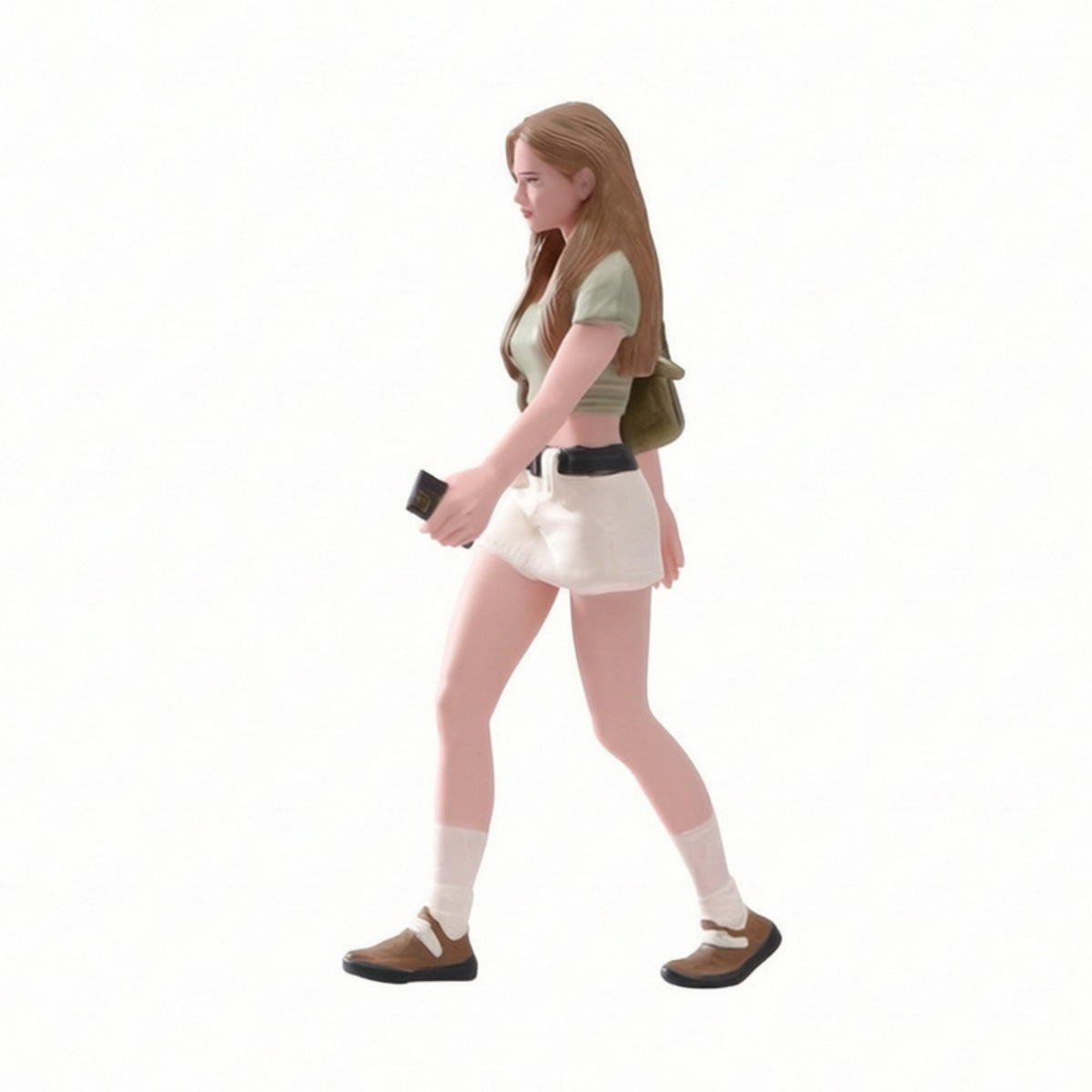 1/18 Miniature Female Figurine Realistic Miniature Female Figure High Realism Lady Figurine for Hobbyists