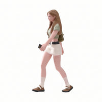 1/18 Miniature Female Figurine Realistic Miniature Female Figure High Realism Lady Figurine for Hobbyists