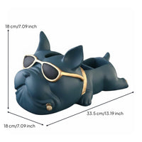 Canine Tissue Box Multifunctional Canine Statue Tray Cute Home Decor for Coffee Table