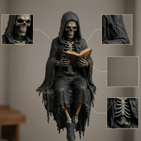 Hooded Scholar Statue Unique Scholar Figurine Intricate Ornament for Collectors