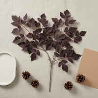 Fake Maple Leaf Branch Artificial Maple Leaf Pick Seasonal Shade Foliage for Dining Table