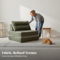 Tofu Block Sofa Nordic Design Interchangeable Seating Reconfigurable Scuffwithstandant for Hosts, Homeowners, Lounge Area