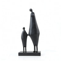 Abstract Metal Sculpture Modern Decorative Statue Artistic for Office, Bookshelf