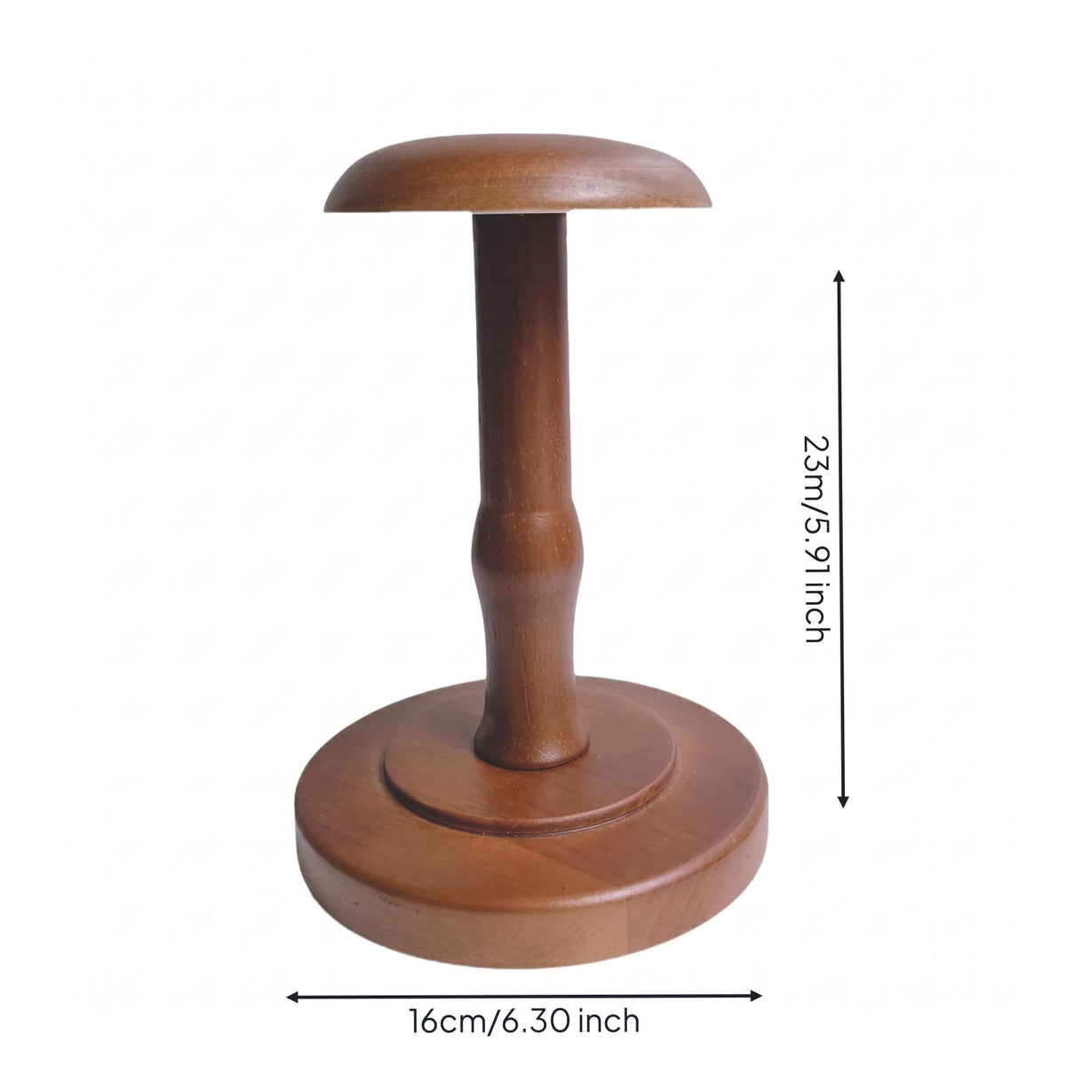 Wooden Hat Stand Solid Wood Storage Furniture Turnt Post for Home