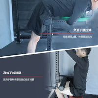Split Squat Device Single Leg Squat Nordic Curl Push-up Multifunctional Single Leg Squat Rack Accessory Fitness Equipment