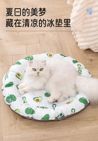 宠物冰垫猫咪夏天夏季凉席垫猫窝冰窝凉垫子狗狗凉席睡垫降温神器