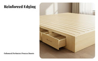 Slatted Bed foundation Box foundation Alternative Foldable Slat slat system Breathable Design Mattress Support for Homeowners, DIY hobbyists, Guest Room, Floor