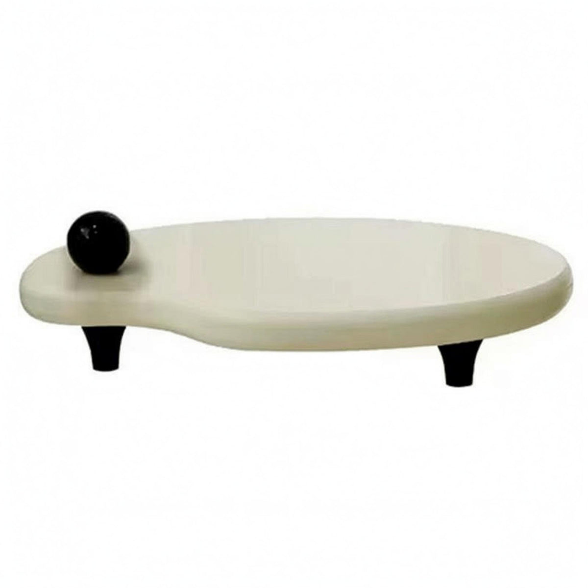 Decorative Geometric Tray Slimline Oval Decorative Tray Raised Rim