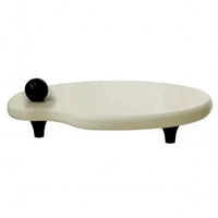 Decorative Geometric Tray Slimline Oval Decorative Tray Raised Rim
