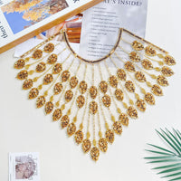 Sequin Round Neck Evening Dress Performance Costume Accessory