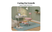 Adjustable Kneeling Chair Stable Fiveprong Base for Desk Work, Students, Parents