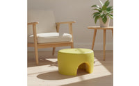 Textured Expanded Polypropylene Foam Stool Lightweight Stool with Finger Hole Compact Furniture Low-Height for Bathroom
