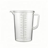 Measuring Cup Transparent Liquid Measuring Cup Spouted for Laboratory