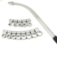 15 Pieces Auxiliary Belt Tensioner Pulley Removal Tool Kit with Case Easy Storage Belt Wrench Set Professional for Mechanics, Repair Shops