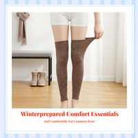 Leg Warmer High Tube Gym Support Crashproof Gray
