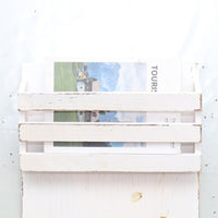Wooden Wall Mail Holder Space Saving Rustic Letter Rack Decorative for Office