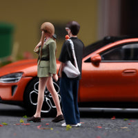 2 Pieces Resin Miniature Figures Scene Modeling Resin Figurines Diorama