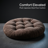 Large Floor Cushion Home Decor, Tufted Breathable Cushion for Floor Seating, Rou #variant:Square 55x55cm 8cm Thick