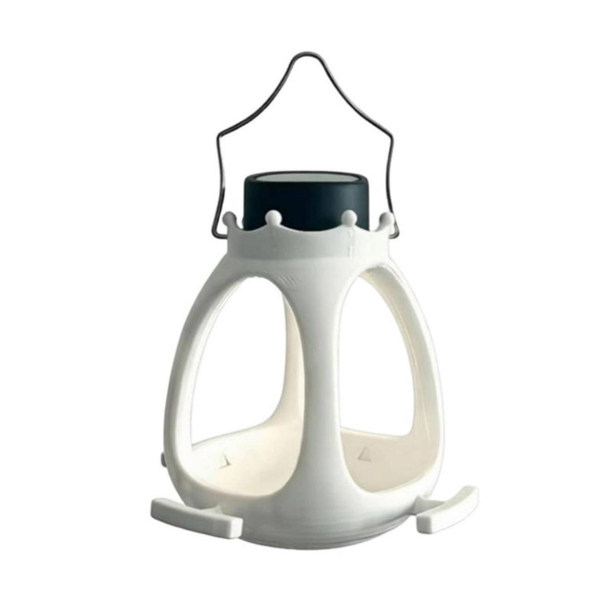 Ornamental Bird Feeder Waterproof Solar Bird Feeder Material Garden Decor for Outdoor