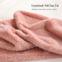 Faux Mink Fur Fabric for DIY Crafts, Apparel, Scarves, and Photography Backdrops - 2cm Pile Height