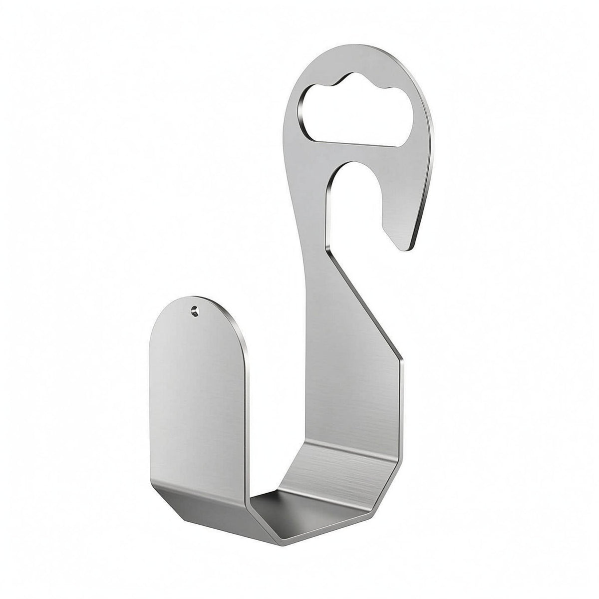 Stainless Steel Hose Hanger Silver Finish Wall Mount Hose Hanger Brushed Metal