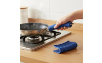 Silicone Pot Grip Cover Versatile Fit Heat Resistant Pan Grip Sleeve Soft & Comfortable Silicone Pot Ear Clip for Camping