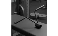 Back Training T-Bar Row Handle Solid Steel T-Shaped Bar Row Handle Angled Grip Fitness Accessory Ergonomic Design for Home Workout