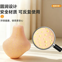 解压玩具夹黑头粉刺草莓鼻玩具便携硅胶仿真挤痘痘减压鼻子模型