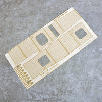 Wooden Deck with Anchor Chain for Fujimi 60003 Model Ship 1/350