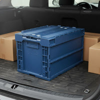 50L Plastic Crate Thickened Material Plastic Folding Crate Heavy Duty