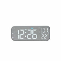 Desk Alarm Desk Clock Rounded-Corner Home Accessory Brightness Adjustable