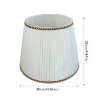 Artisan-Made Linen Shade Neutral Color Floor Lamp Shade Light Diffusion