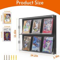 Acrylic Sports Card Storage Box Wall-Mounted Display Case