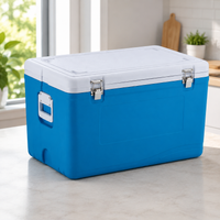 Cooler Box, 55L Large Capacity, Foam Insulated Bag, Suitable for Fishing, Outdoor, Camping