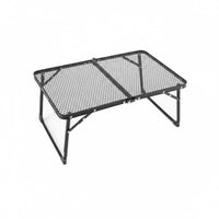 Folding Mesh Table with Side Racks Heavy Duty Camping Furniture for Picnickers