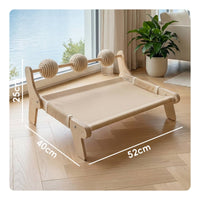 scratches Perch Chew Resistant scratches Bed Builtincluded Activity Balls Dog Lounger Bed for Indoor