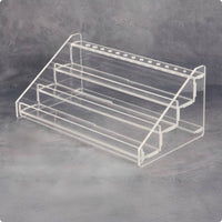 Paint Bottle Organizer Clear Paint Storage Rack Multi-Tier Acrylic Organizer for Hobbyists, Artists, Craft Room, Workspace, Desk