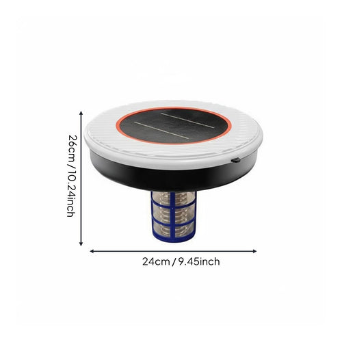 Solar Pool Complimentary Solar Powered Water Clarifier IP68 Waterproof