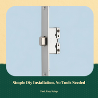 Opening Lock Box, Aluminum Casement panes, Stainless Steel, Protected Safety Latch, Multi-Functional Hardware