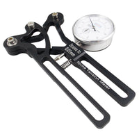 Precision Measuring Two-Wheeled Spoke Tension Meter Accurate Scale Bike Spoke Tension Gauge Easy to Use Repair Tool Portable for Cyclists, Workshop, Garage