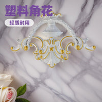 厂家批发PU法式拼花客厅玄关欧式背景墙角花PS吊顶天花镂空雕花装